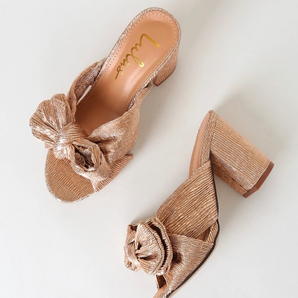 🌹Randall Sandal Dupe- Rose Gold 7.5 🌹